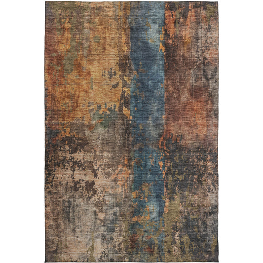 Machine Made Nouveau NV12 Blue - Dalyn Rugs