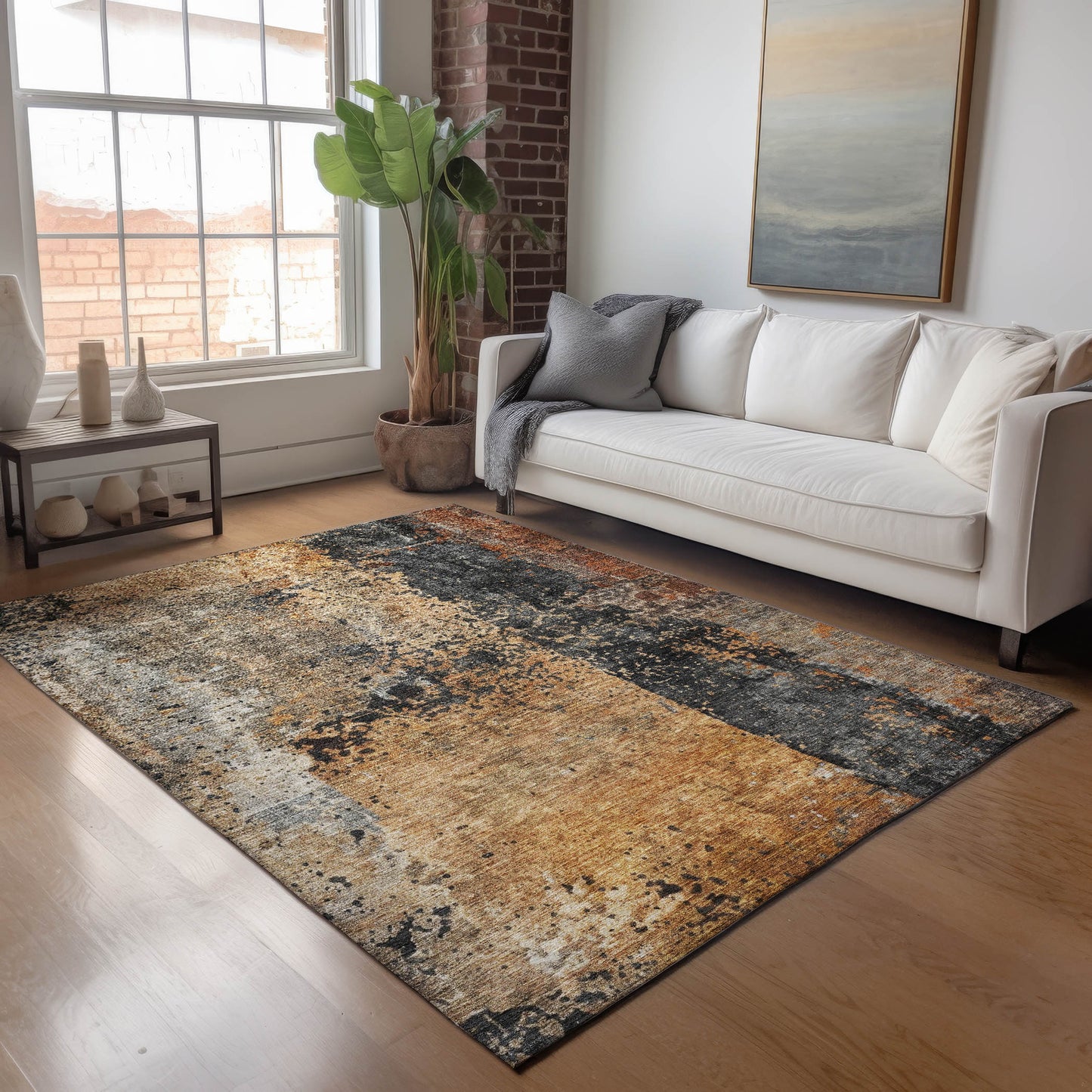 Machine Made Nouveau NV13 Copper - Dalyn Rugs