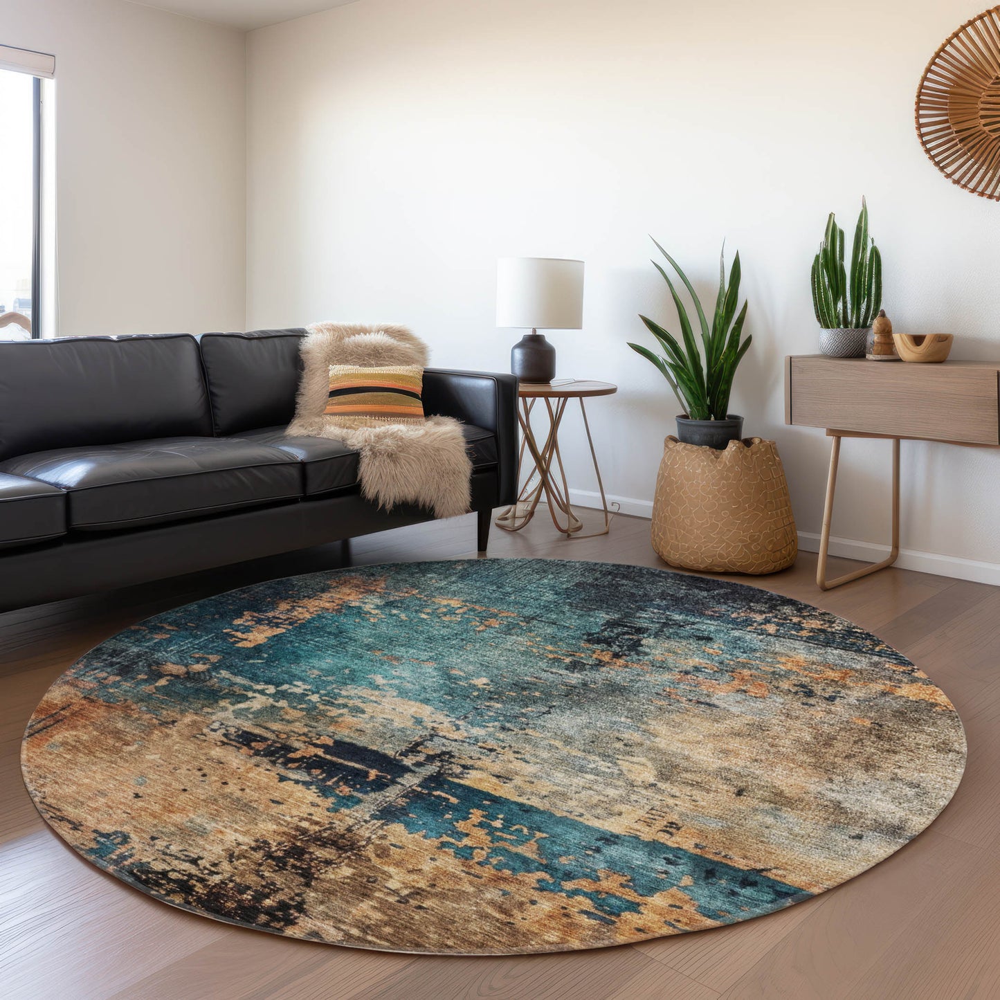 Machine Made Nouveau NV14 Teal - Dalyn Rugs
