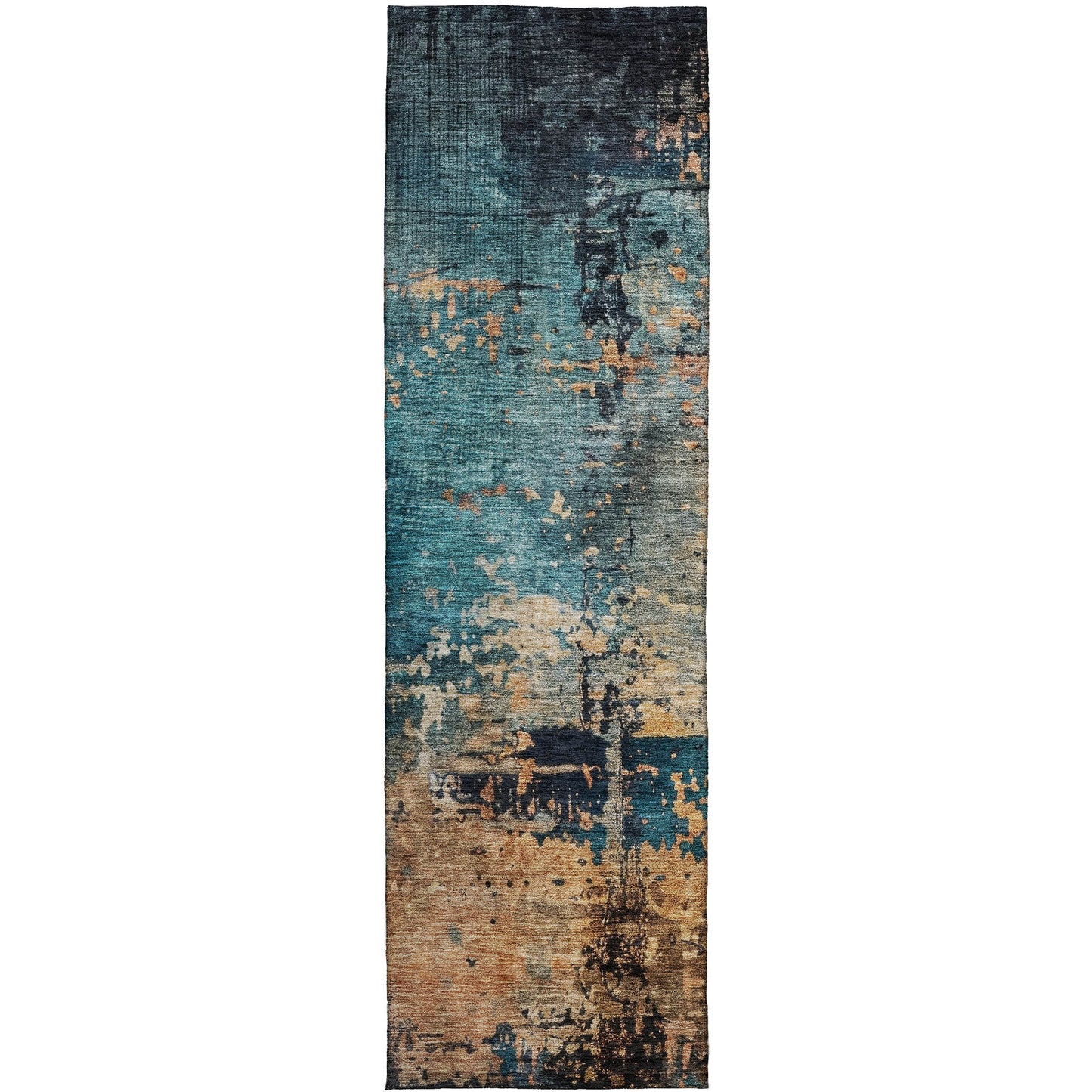 Machine Made Nouveau NV14 Teal - Dalyn Rugs