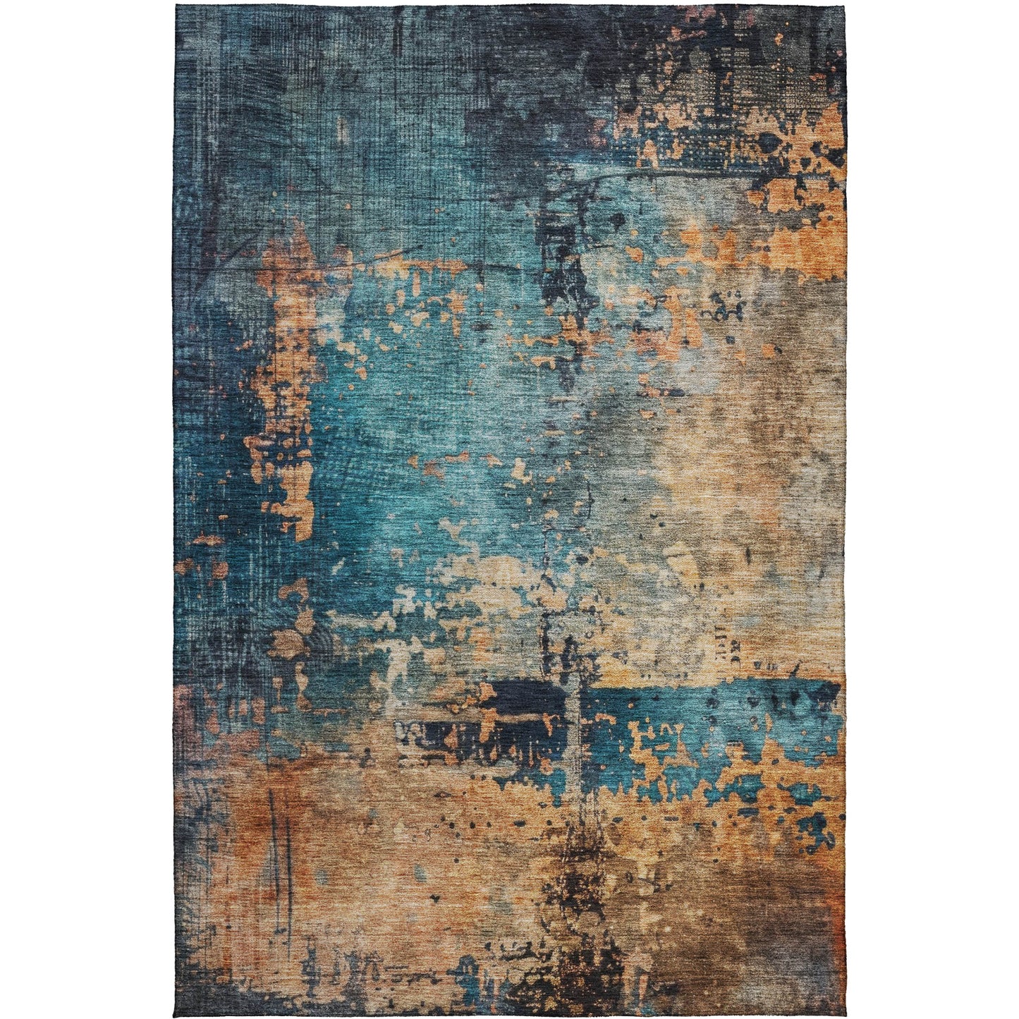 Machine Made Nouveau NV14 Teal - Dalyn Rugs