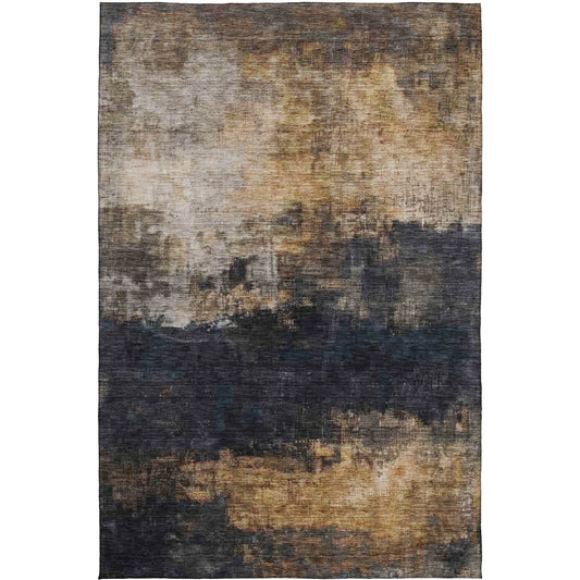 Machine Made Nouveau NV17 Charcoal - Dalyn Rugs