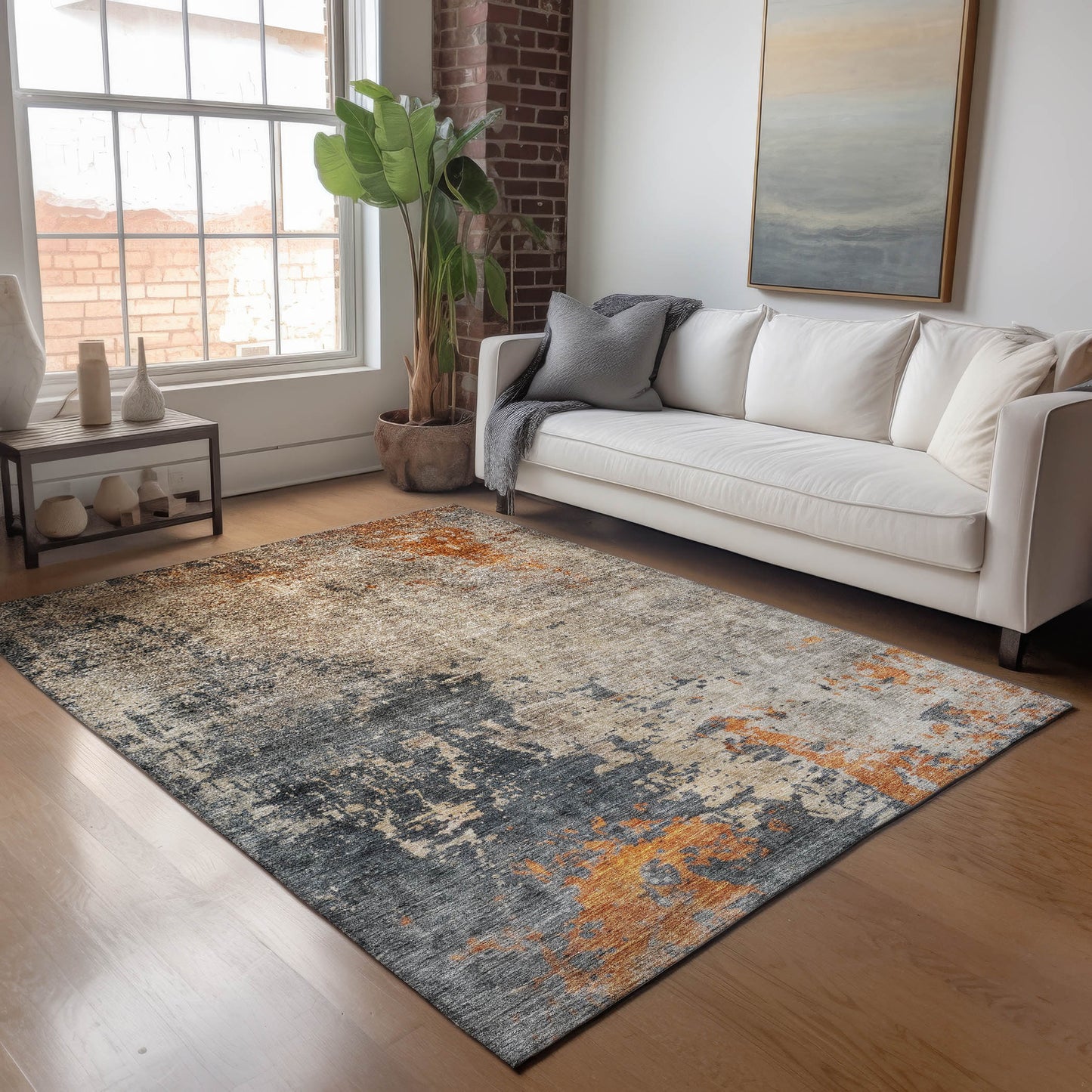 Machine Made Nouveau NV20 Khaki - Dalyn Rugs