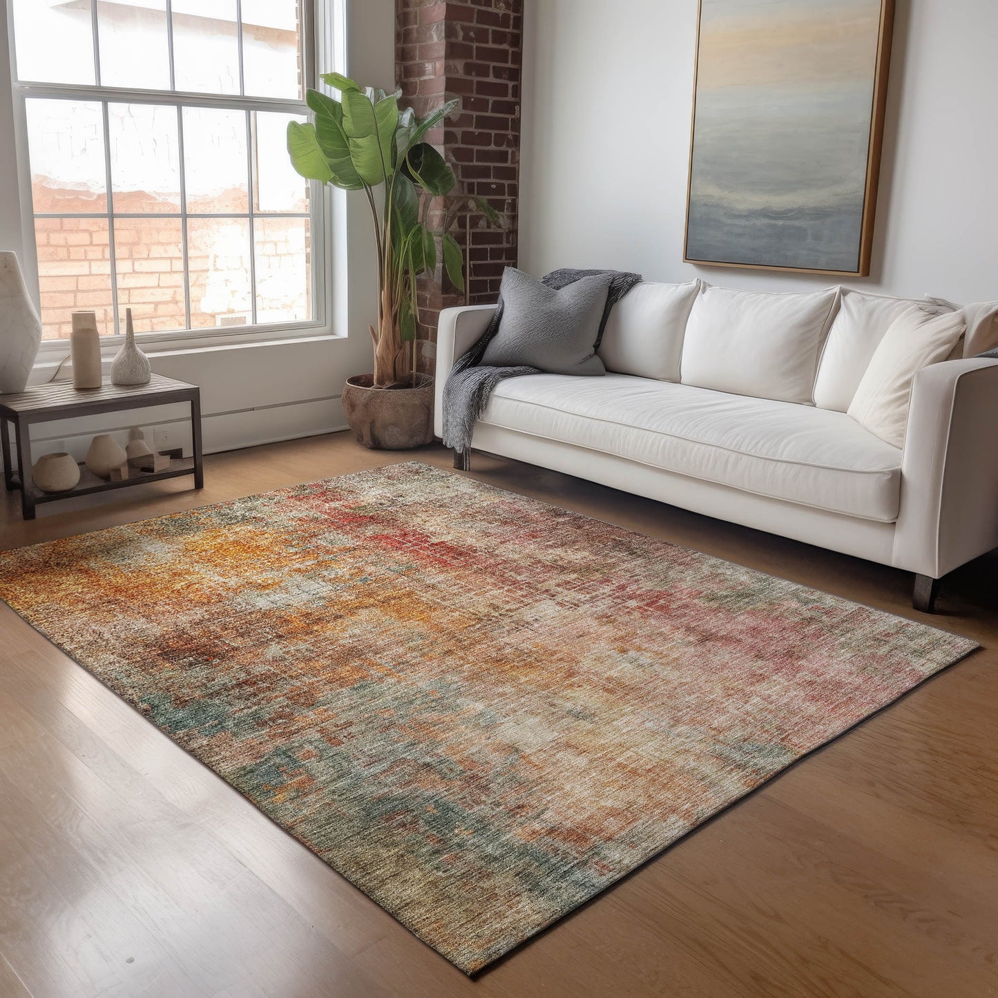 Machine Made Nouveau NV21 Tan - Dalyn Rugs