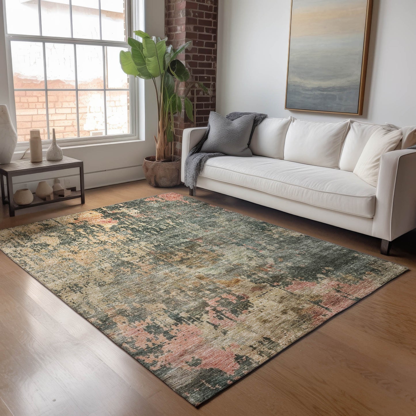 Machine Made Nouveau NV22 Sage - Dalyn Rugs