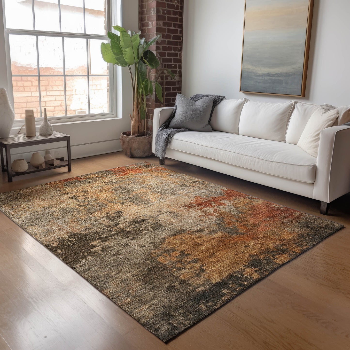 Machine Made Nouveau NV24 Khaki - Dalyn Rugs