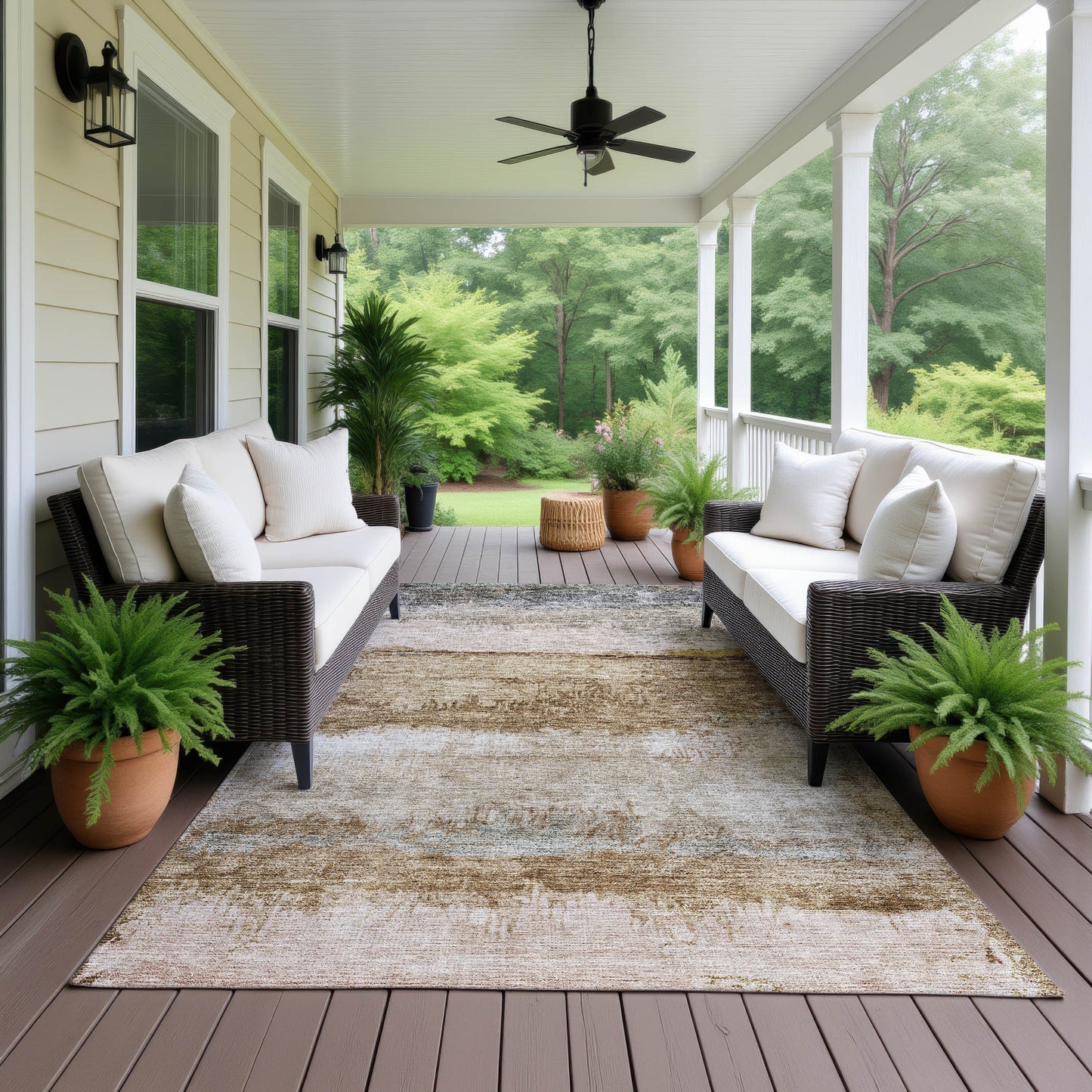 Machine Made Nouveau NV5 Beige - Dalyn Rugs