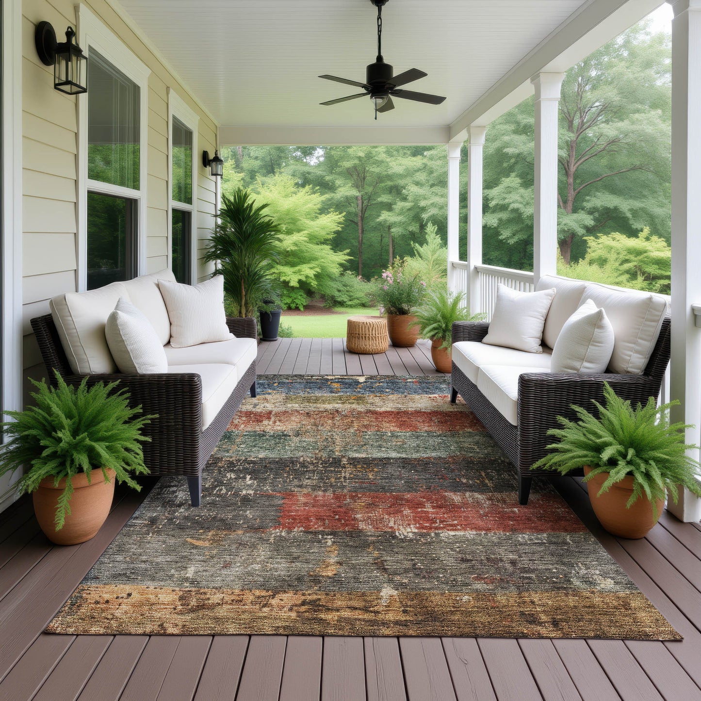 Machine Made Nouveau NV6 Fern - Dalyn Rugs