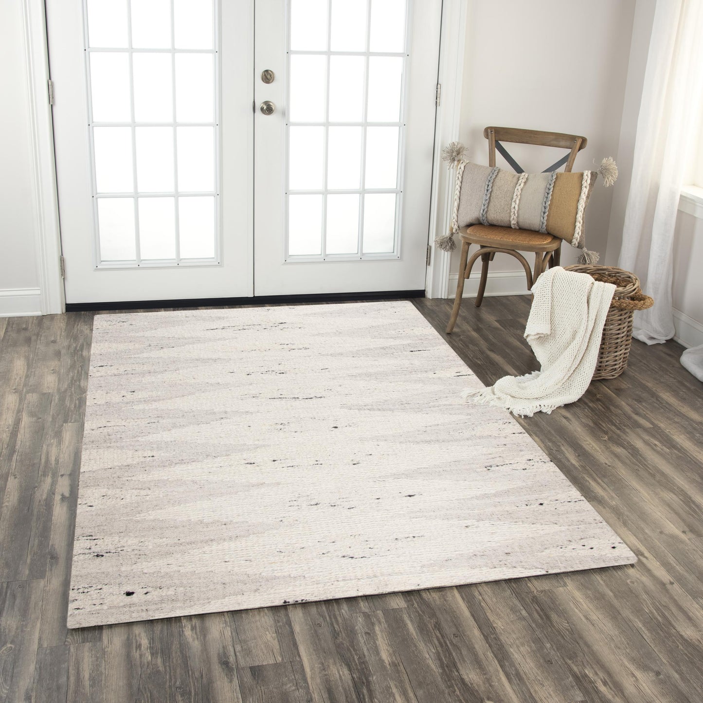 Nova NVA946 Ivory Hand-Woven Rug - Rizzy