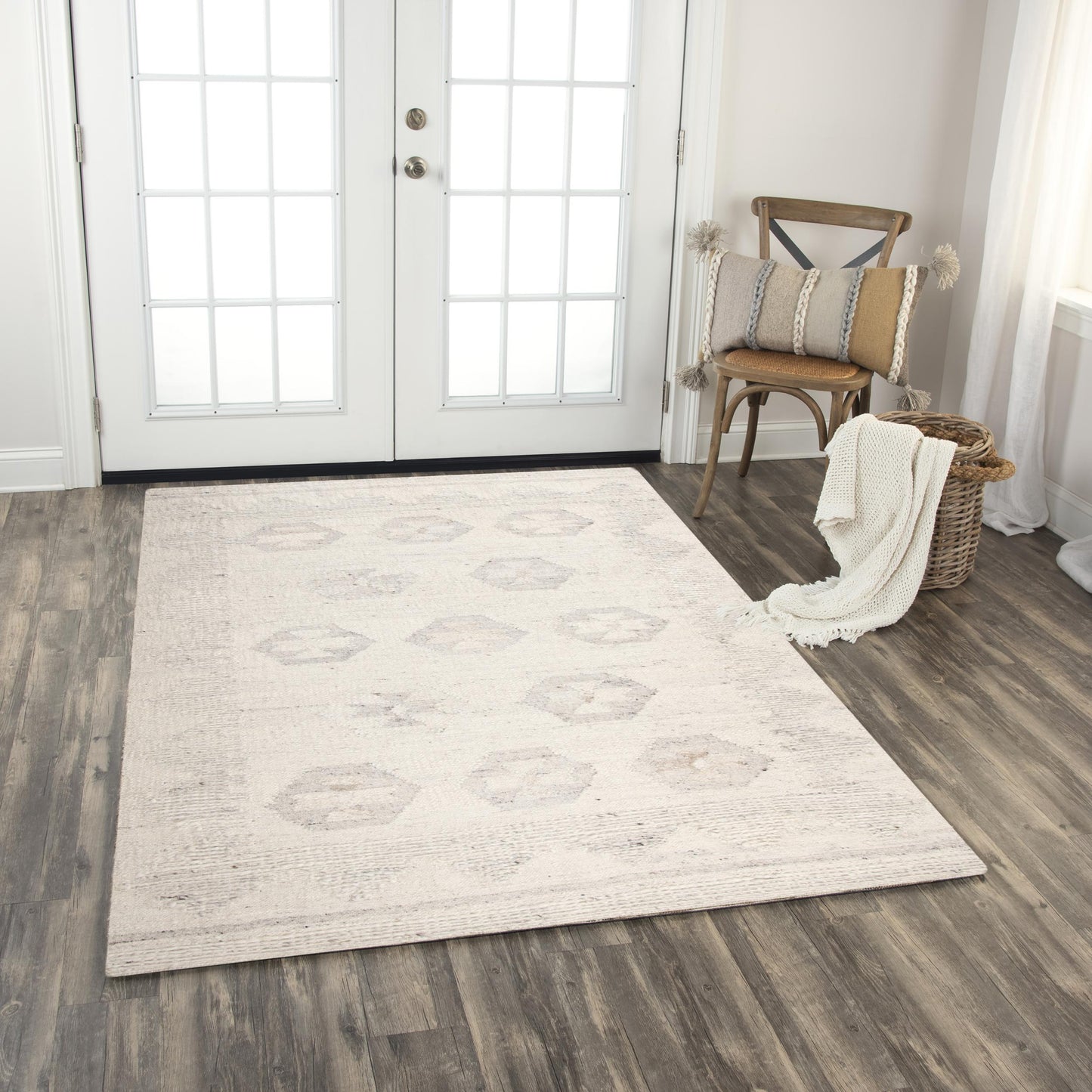 Nova NVA947 Ivory Hand-Woven Rug - Rizzy