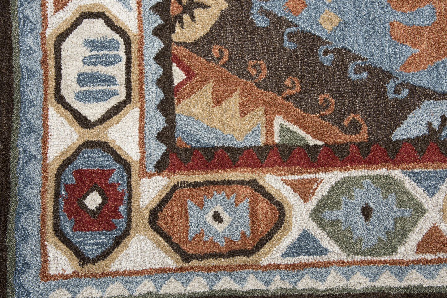 Northwoods NWD102 Brown Hand-Tufted Rug - Rizzy