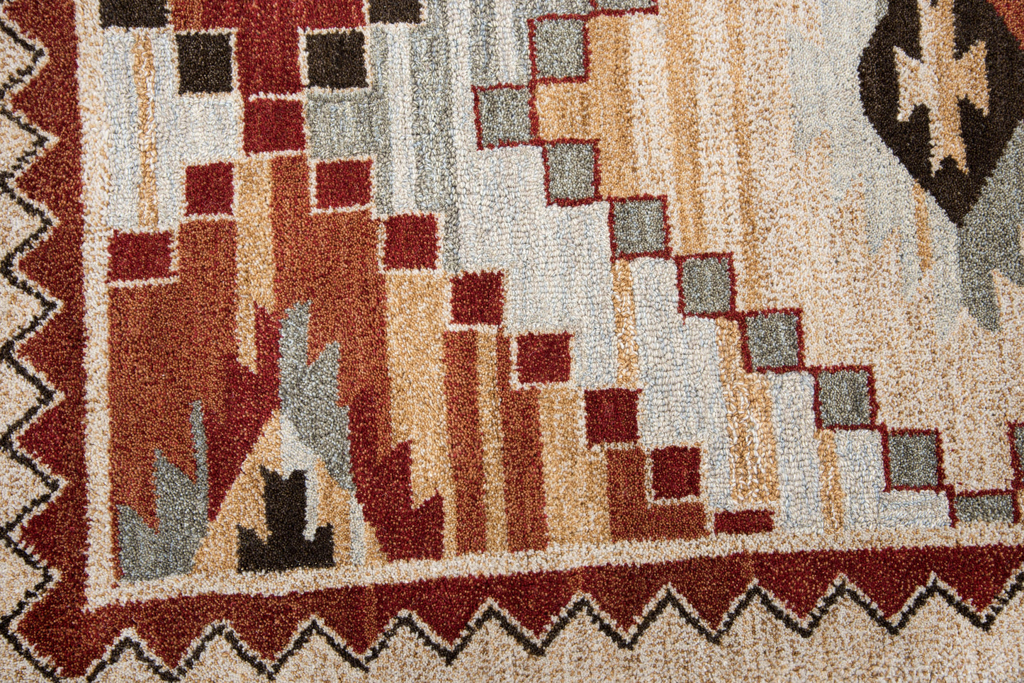 Northwoods NWD103 Red Hand-Tufted Rug - Rizzy