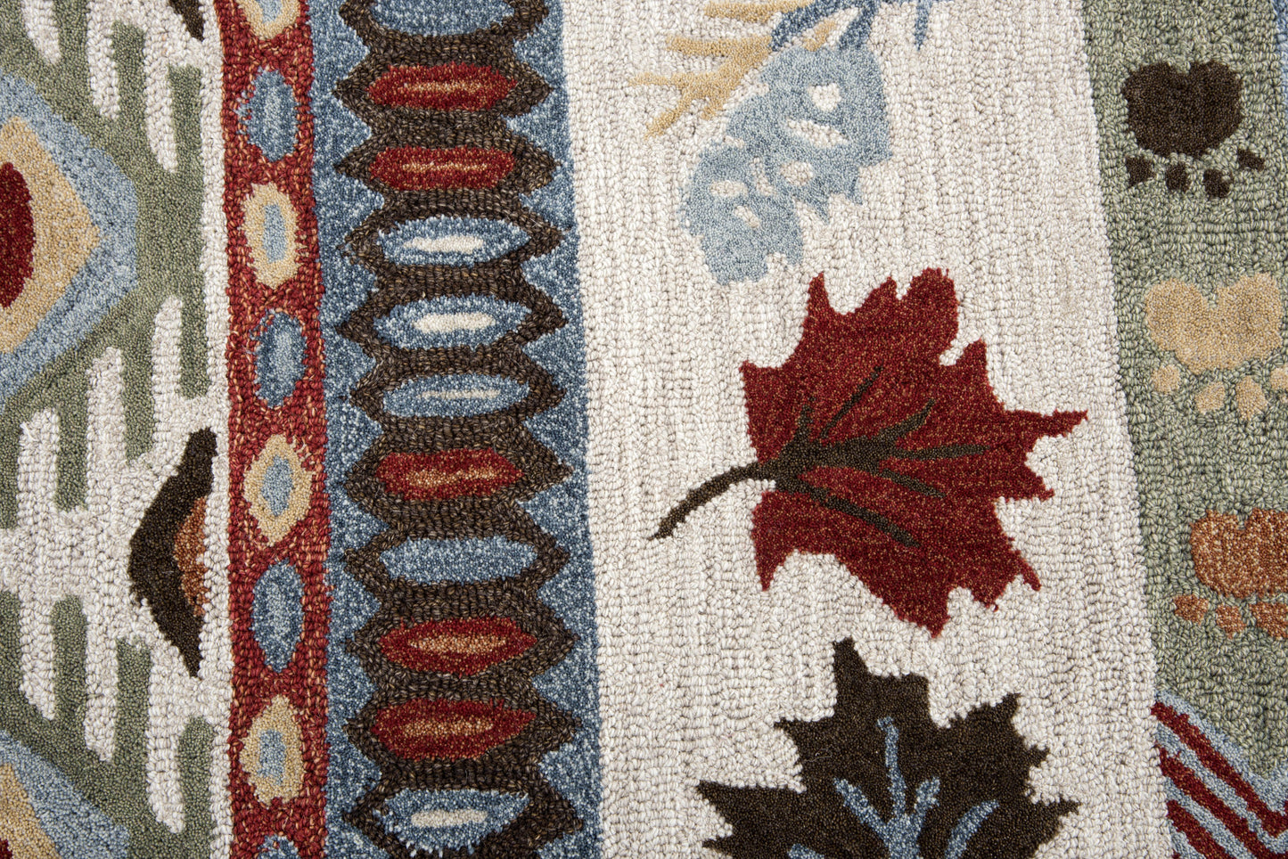 Northwoods NWD104 Beige Hand-Tufted Rug - Rizzy