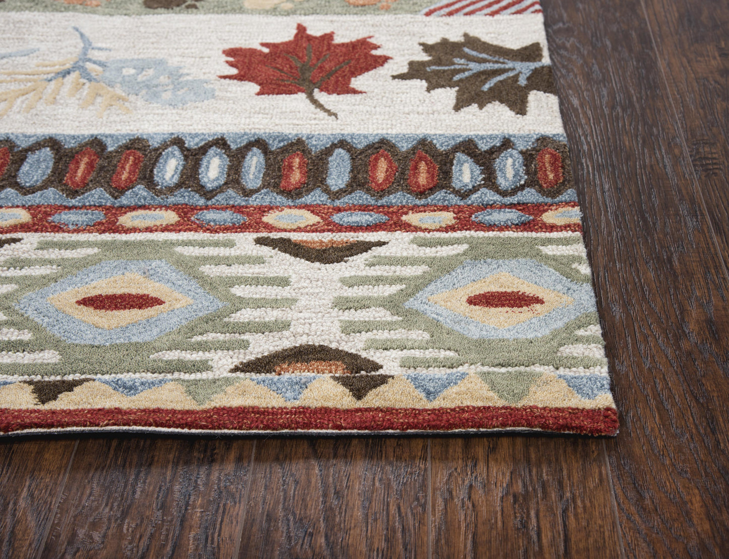 Northwoods NWD104 Beige Hand-Tufted Rug - Rizzy