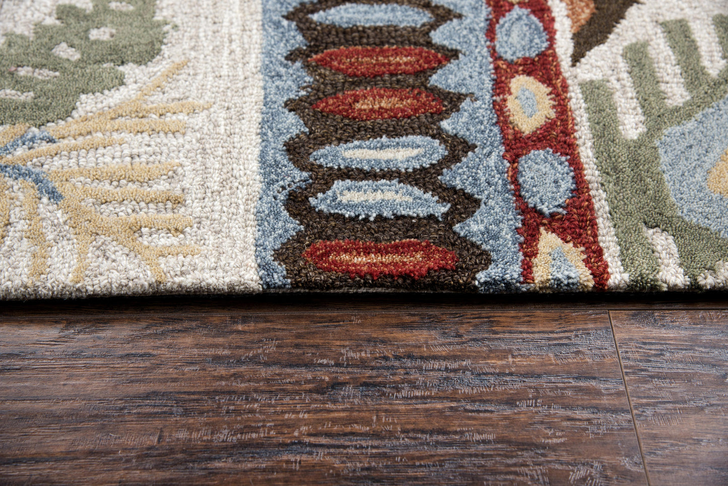 Northwoods NWD104 Beige Hand-Tufted Rug - Rizzy