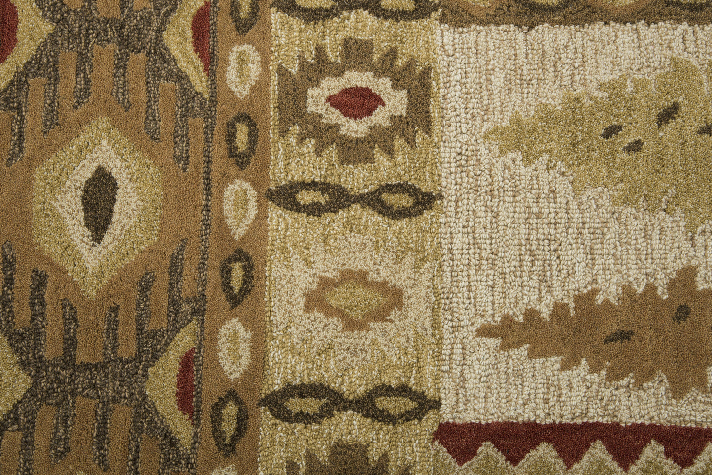 Northwoods NWD105 Brown Hand-Tufted Rug - Rizzy