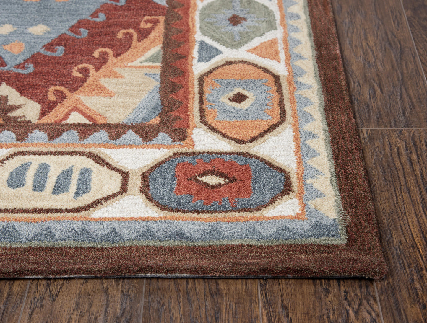 Northwoods NWD106 Red Hand-Tufted Rug - Rizzy