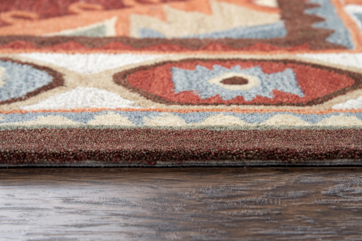 Northwoods NWD106 Red Hand-Tufted Rug - Rizzy
