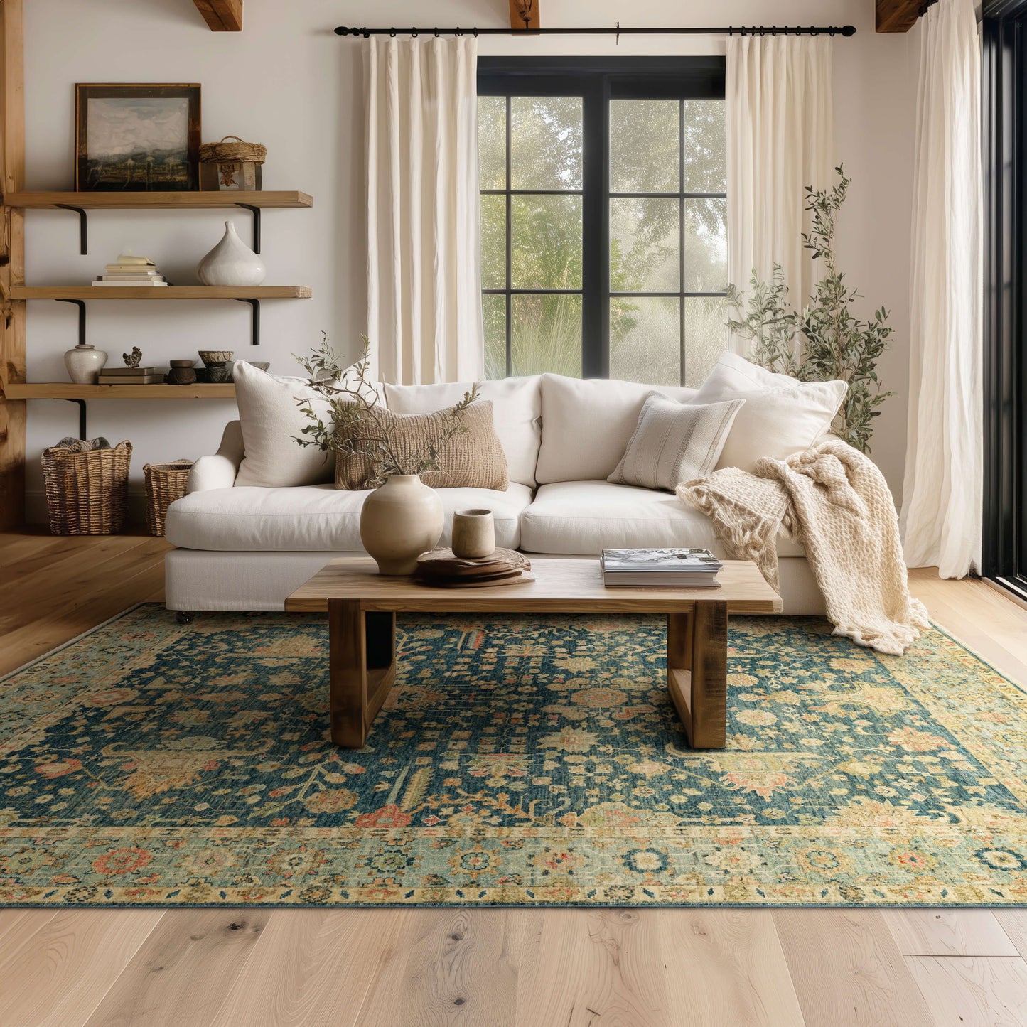 Nisha Navy Area Rug - Karastan