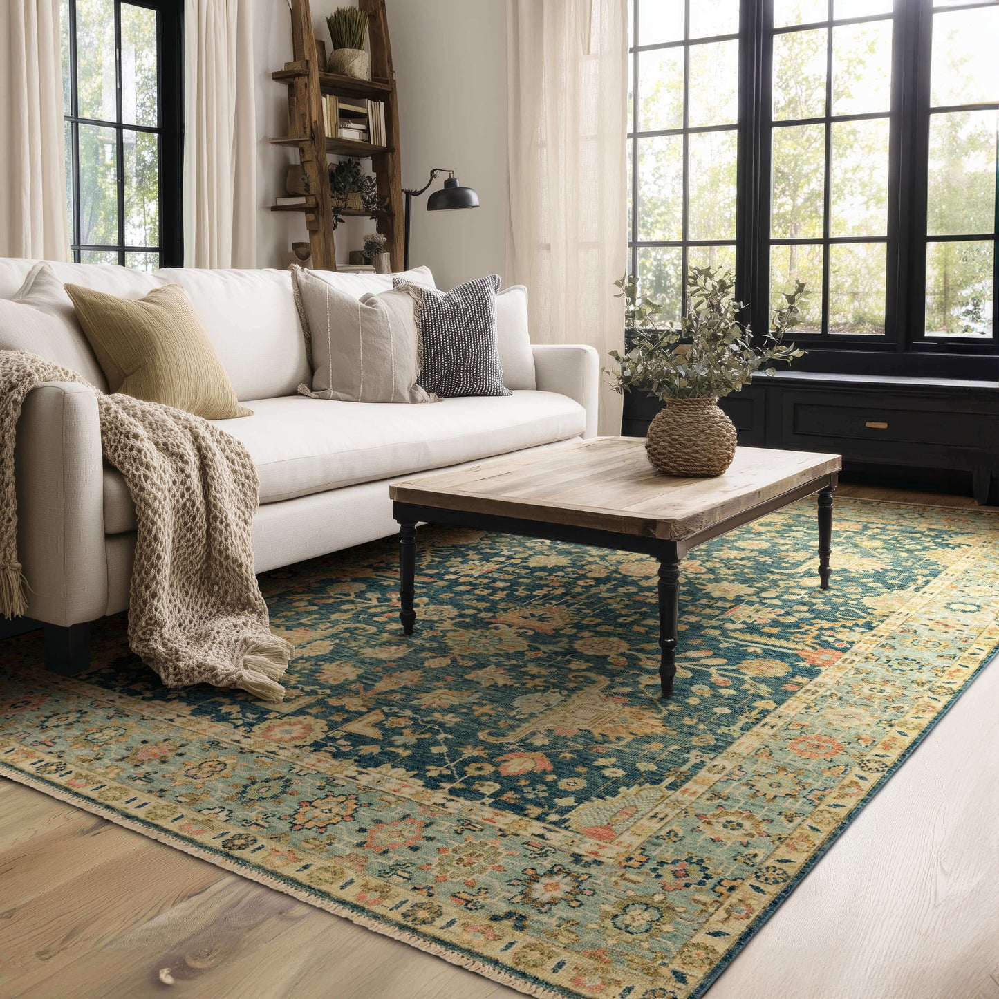 Nisha Navy Area Rug - Karastan