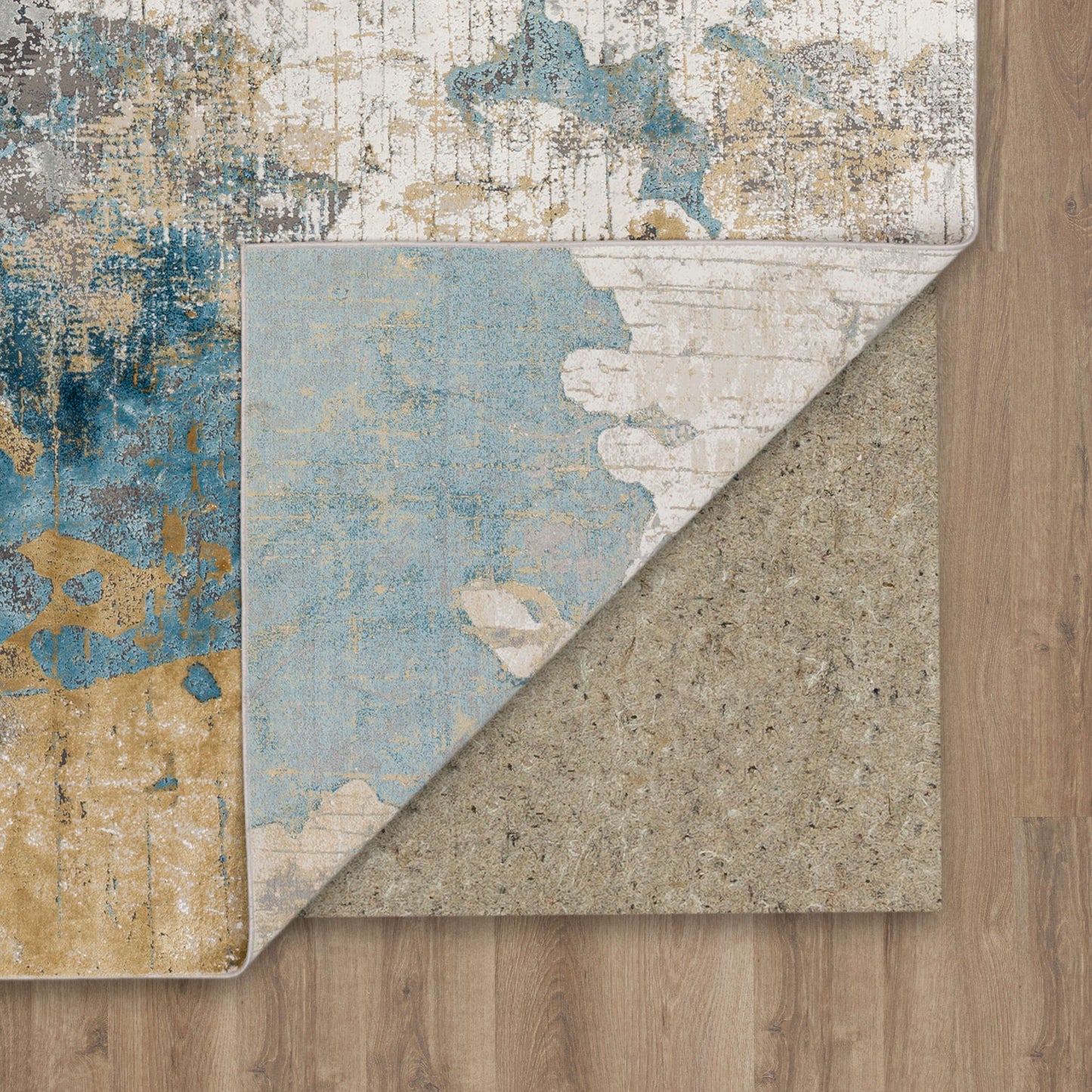 Nuvole Grey Blue Area Rug - Karastan