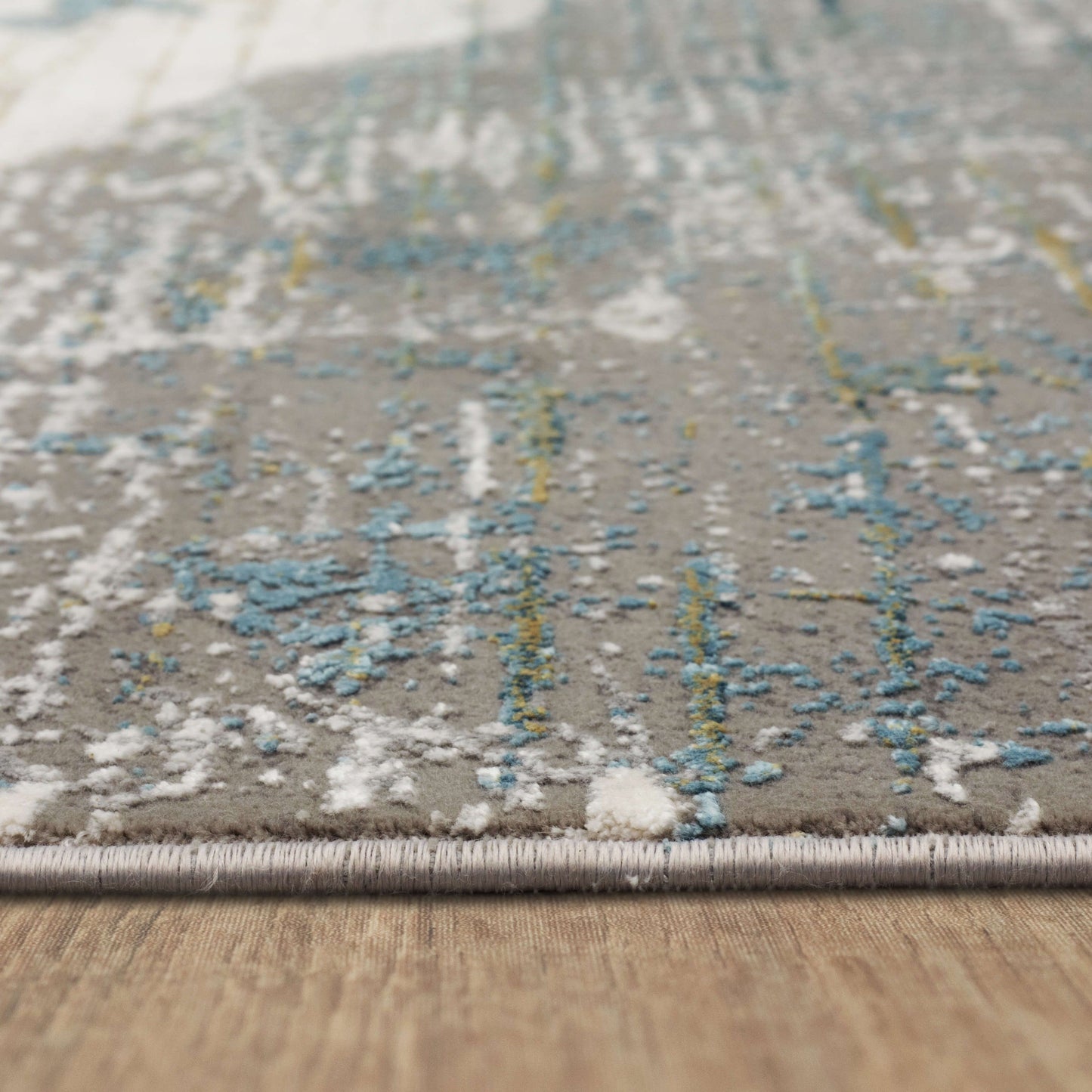 Nuvole Grey Blue Area Rug - Karastan