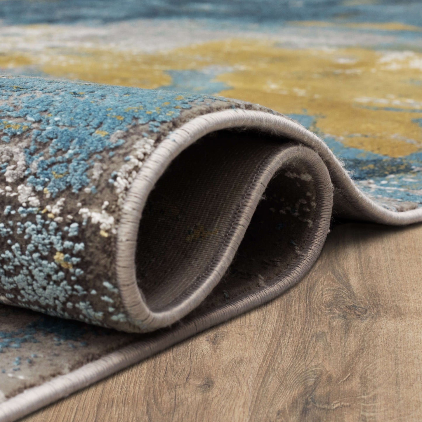 Nuvole Grey Blue Area Rug - Karastan