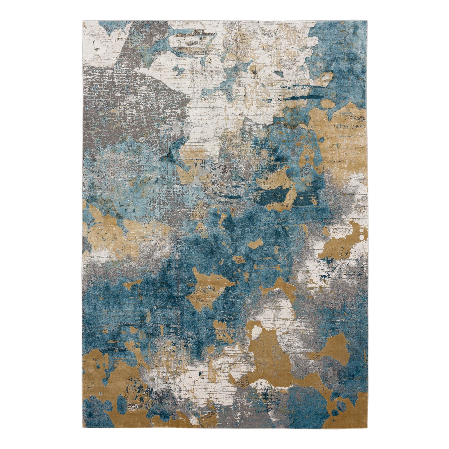 Nuvole Grey Blue Area Rug - Karastan