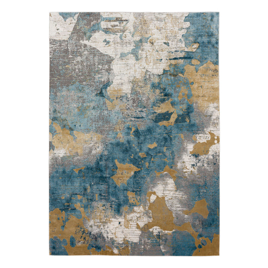 Nuvole Grey Blue Area Rug - Karastan