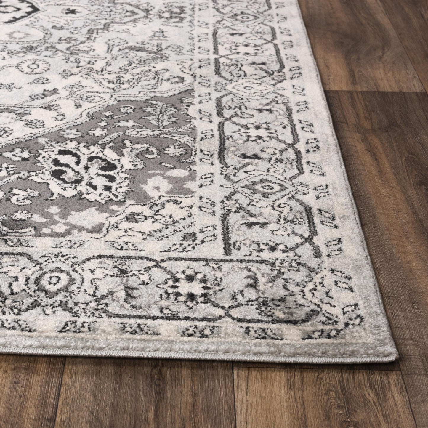 Odyssey ODY838 Light Gray Machine-Made Rug - Rizzy