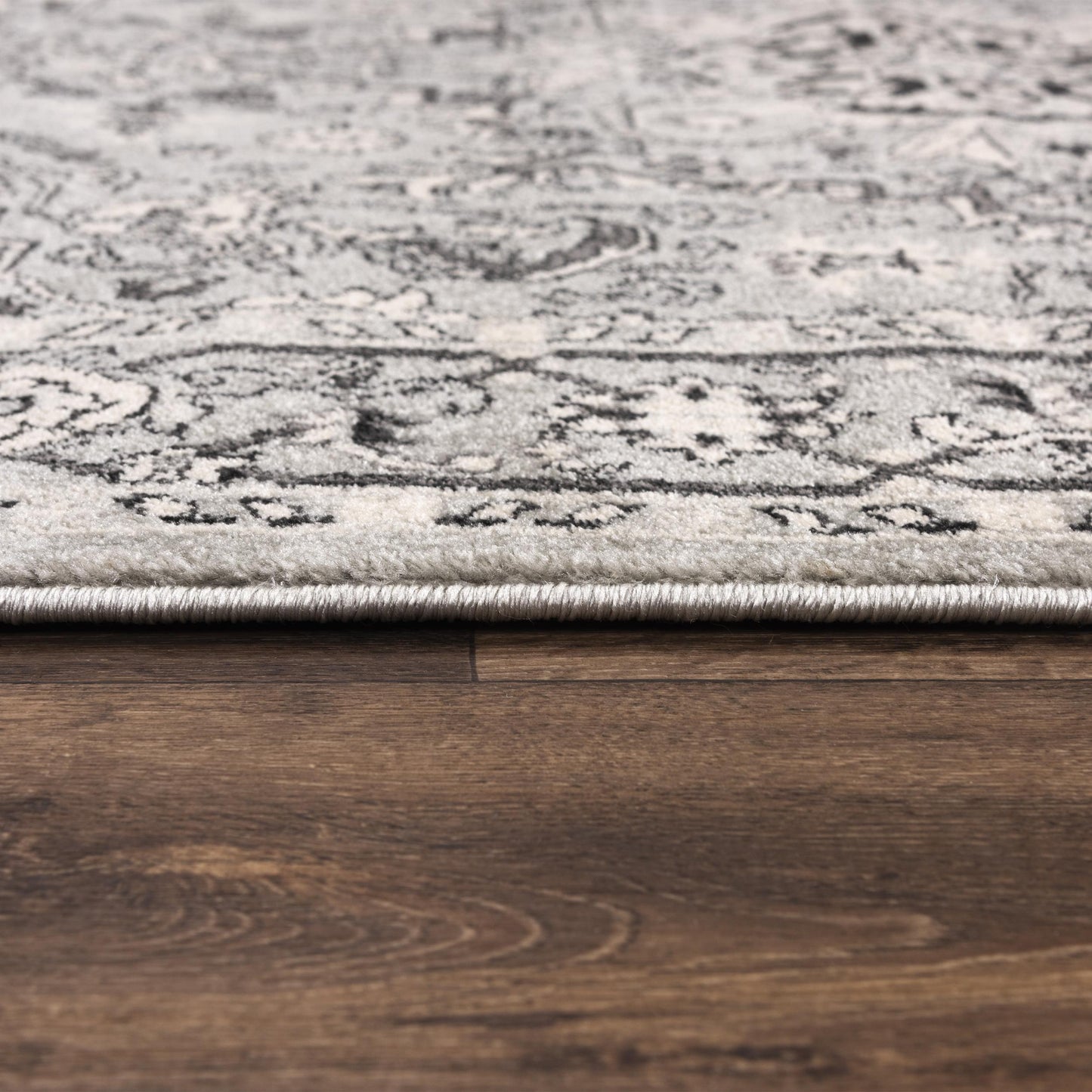 Odyssey ODY838 Light Gray Machine-Made Rug - Rizzy