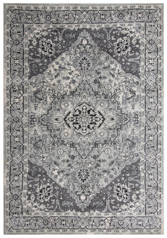 Odyssey ODY838 Light Gray Machine-Made Rug - Rizzy