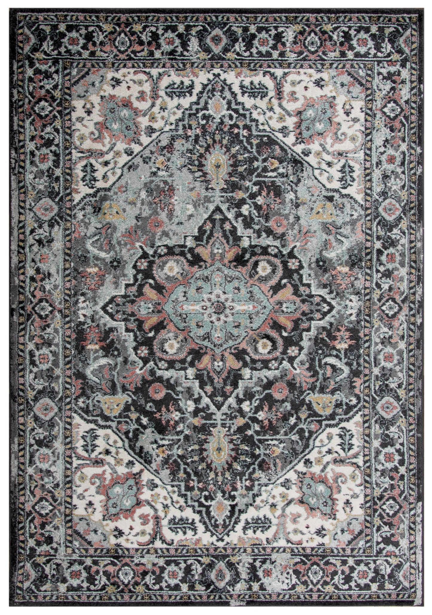 Odyssey ODY839 Charcoal Machine-Made Rug - Rizzy