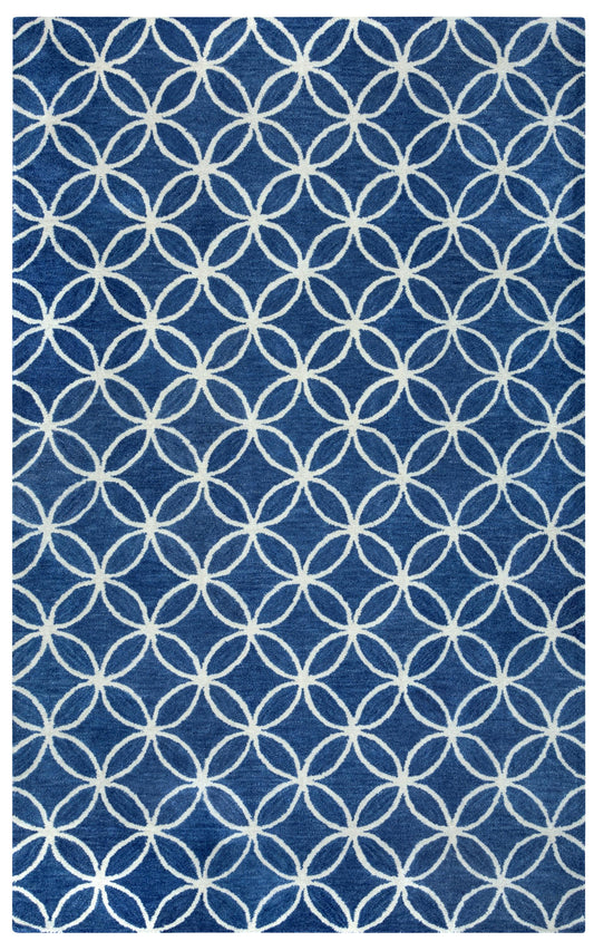 Opus OP8120 Blue Hand-Tufted Rug - Rizzy