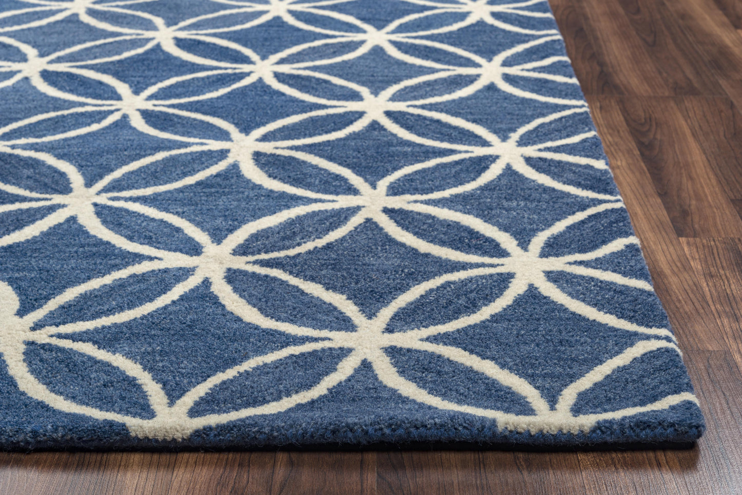 Opus OP8120 Blue Hand-Tufted Rug - Rizzy