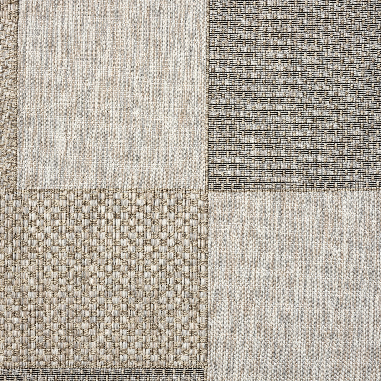 OSLOC-82114 Transitional/Casual Machine Made Tan/Brown Resistant Poly Indoor/Outdoor Area Rugs - LR Home