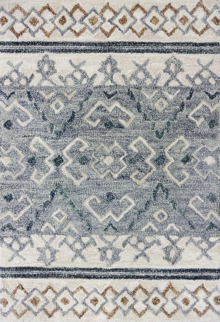 Opulent/Grandin Road OU877A Gray Hand-Tufted Rug - Rizzy