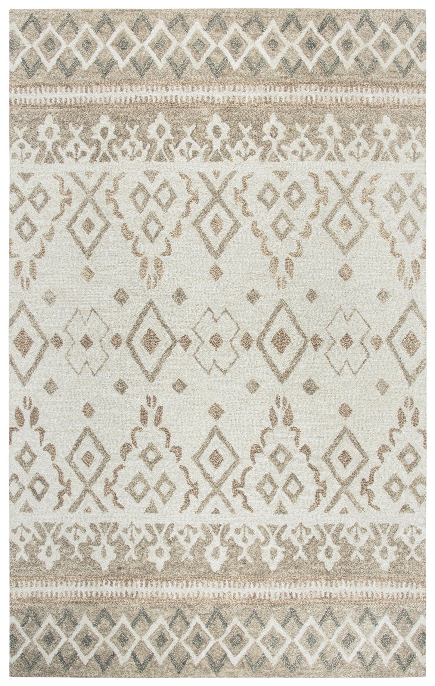 Opulent OU934A Natural/Beige Hand-Tufted Rug - Rizzy
