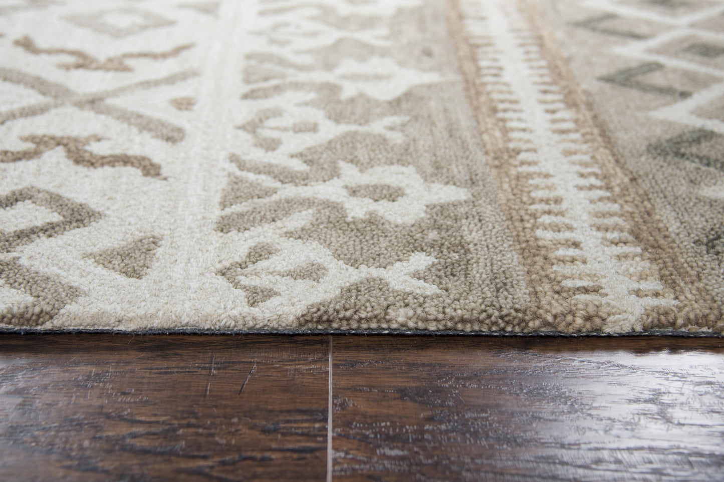Opulent OU934A Natural/Beige Hand-Tufted Rug - Rizzy