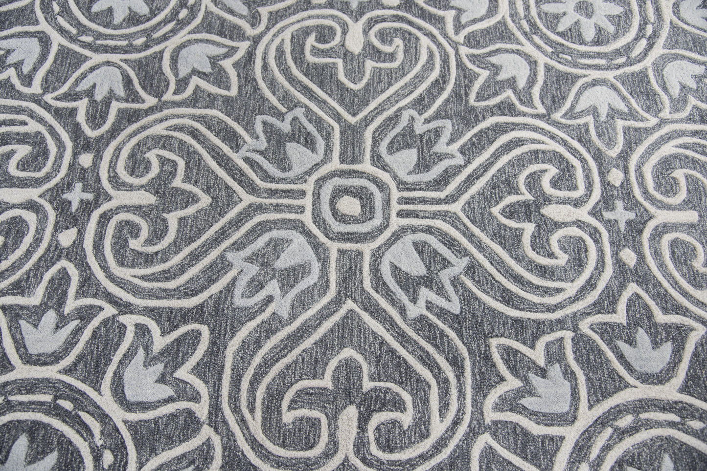Opulent OU957A Gray Hand Tufted Rug - Rizzy