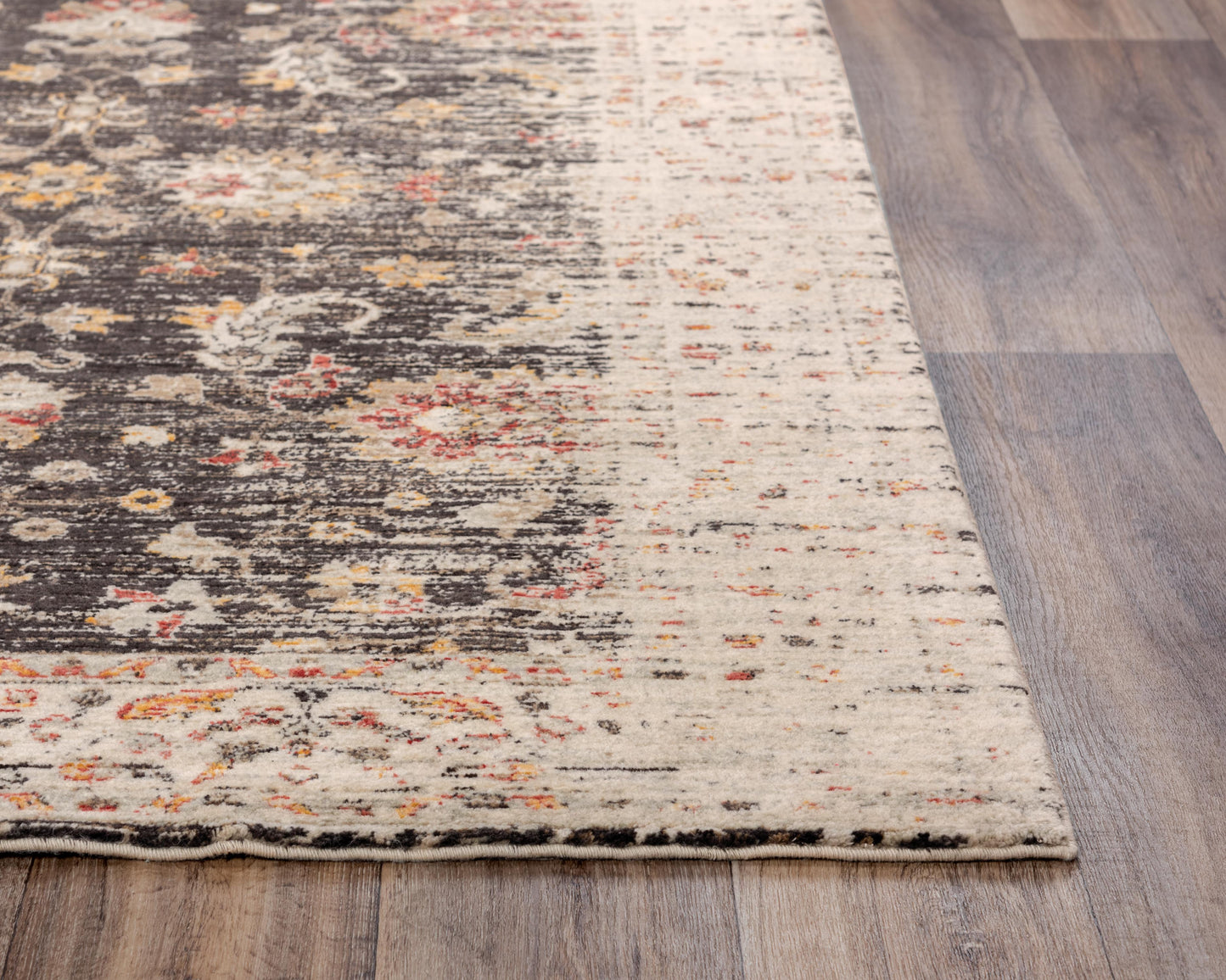 Ovation OVA102 Brown/Beige Hybrid Rug - Rizzy