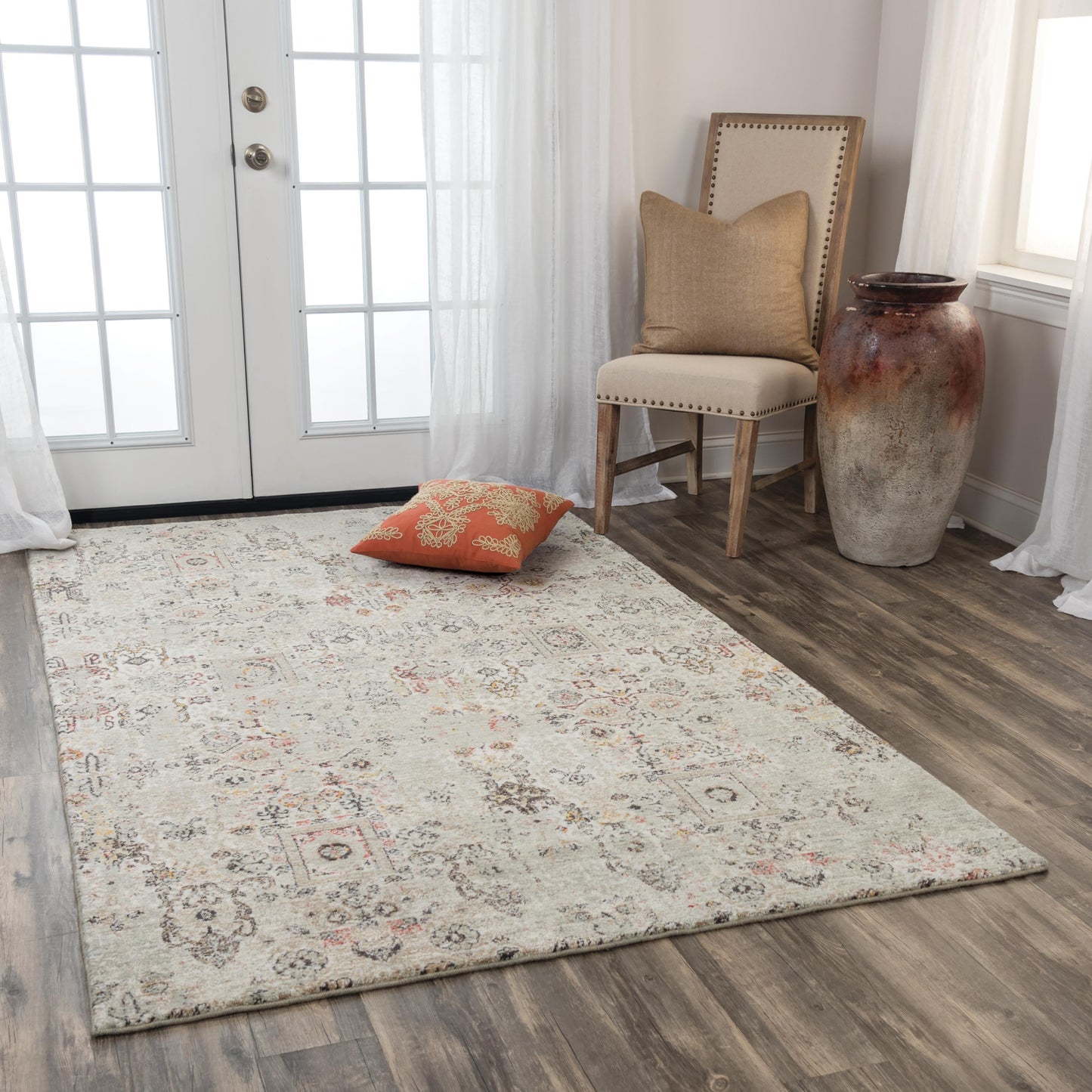 Ovation OVA108 Ivory/ Brown Hybrid Rug - Rizzy