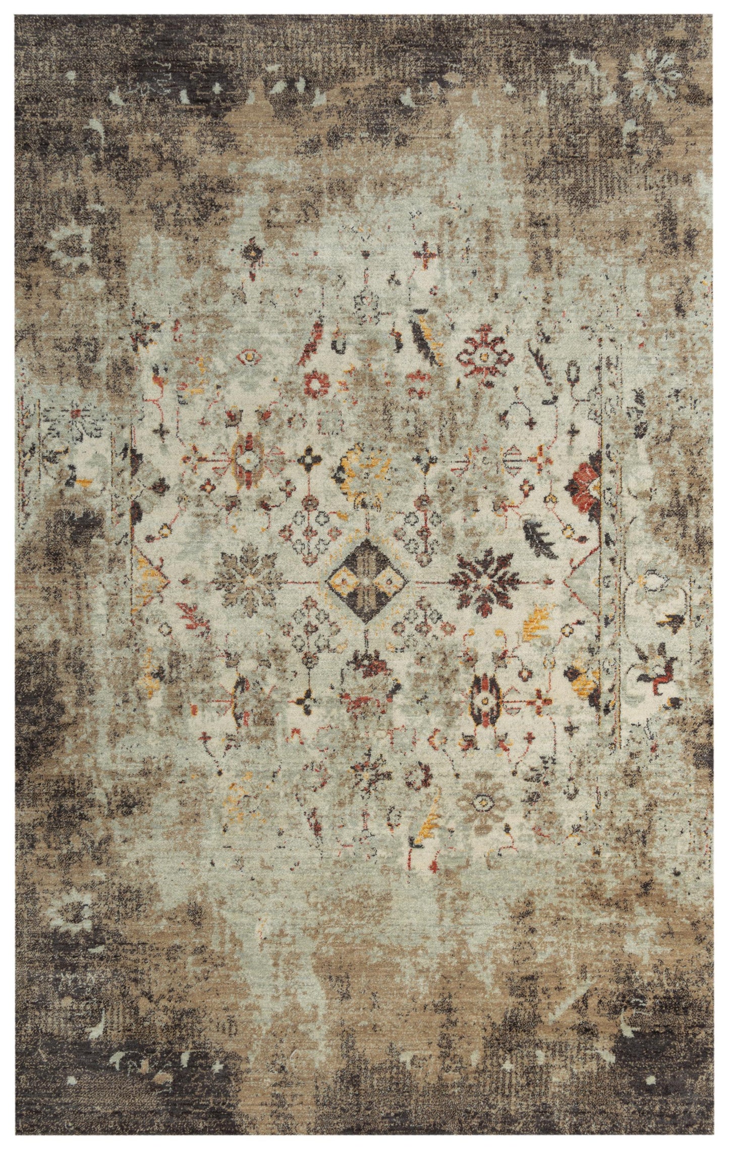 Ovation OVA110 Beige/Brown Hybrid Rug - Rizzy