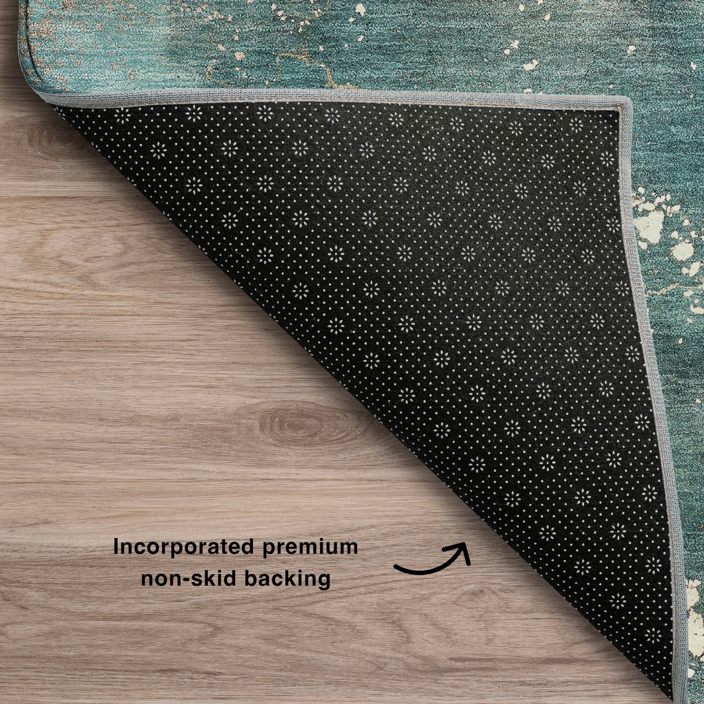 Machine Made Odyssey OY11 Teal - Dalyn Rugs