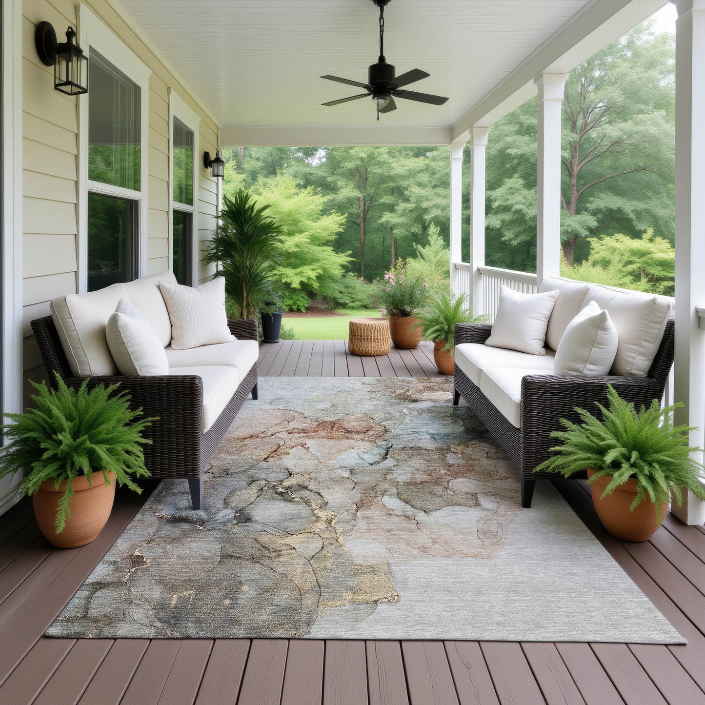 Machine Made Odyssey OY12 Tan - Dalyn Rugs