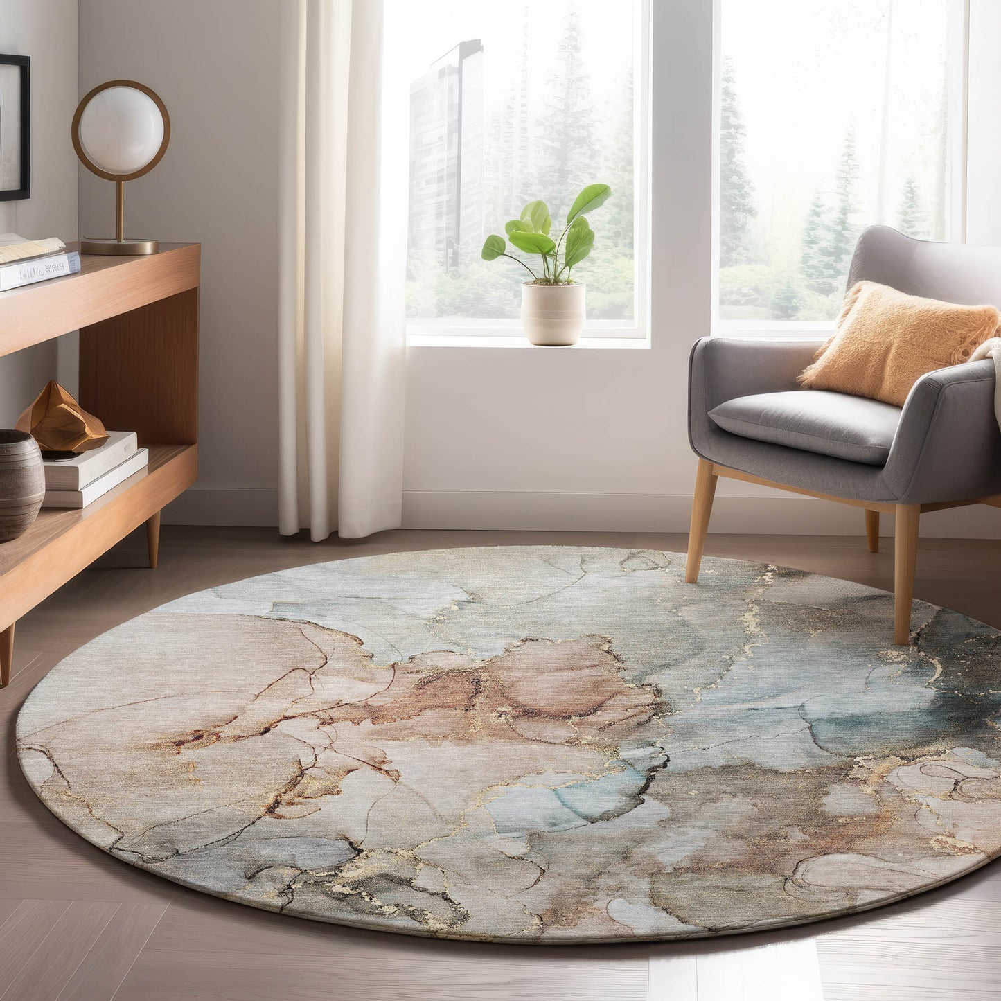 Machine Made Odyssey OY12 Tan - Dalyn Rugs