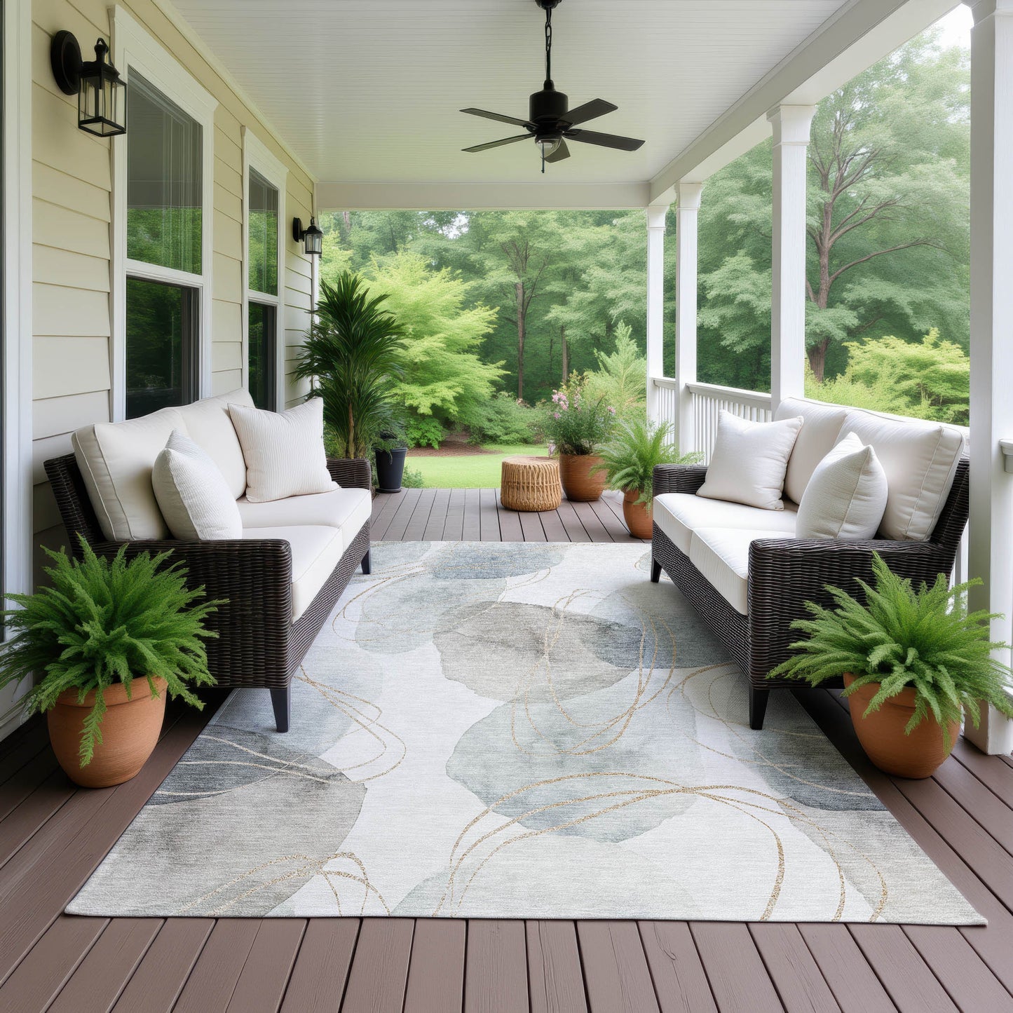 Machine Made Odyssey OY15 Pearl - Dalyn Rugs