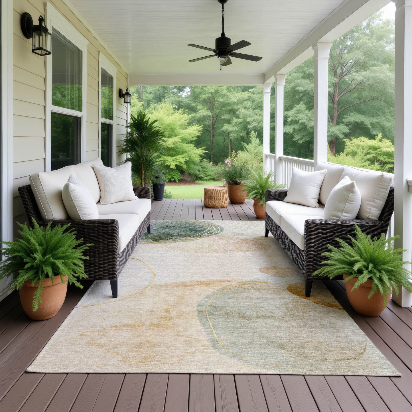 Machine Made Odyssey OY16 Beige - Dalyn Rugs