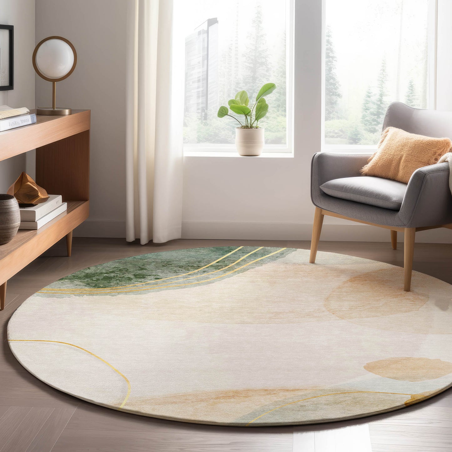 Machine Made Odyssey OY16 Beige - Dalyn Rugs