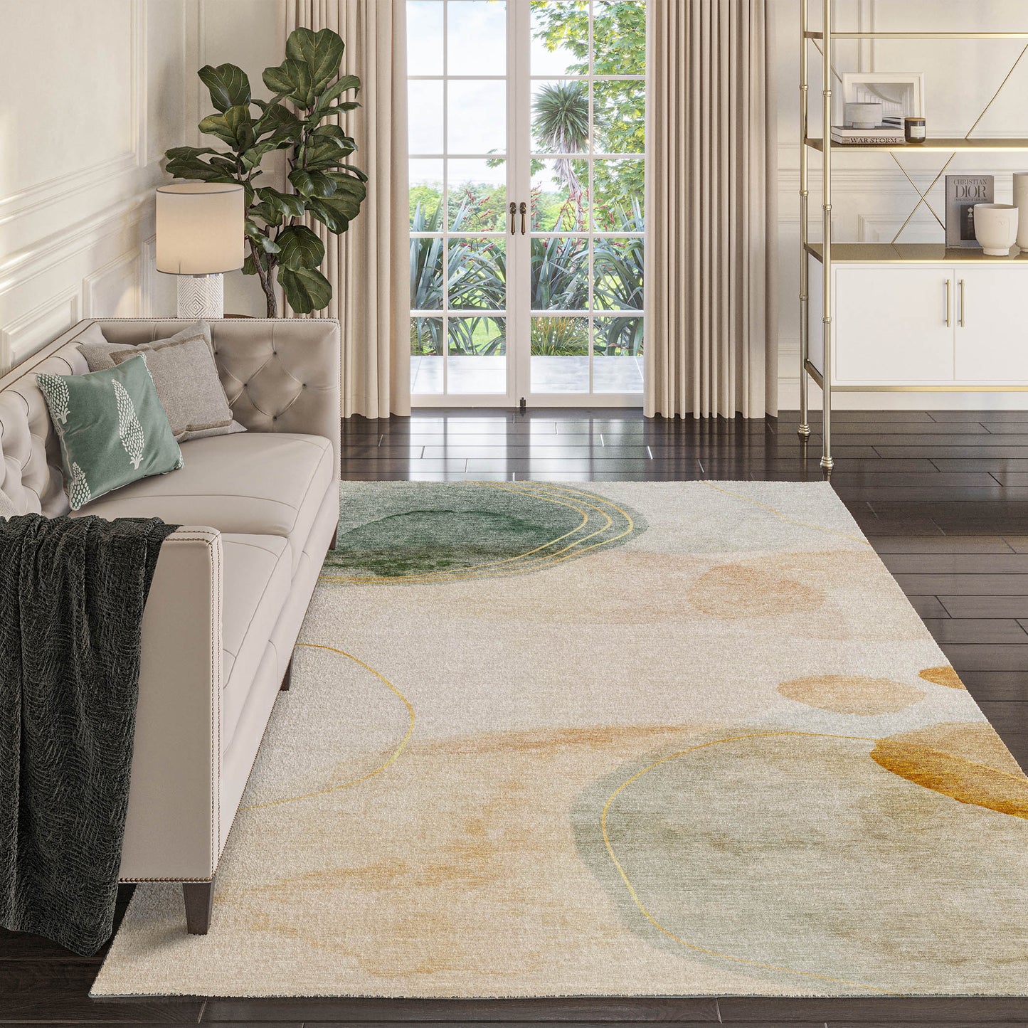 Machine Made Odyssey OY16 Beige - Dalyn Rugs